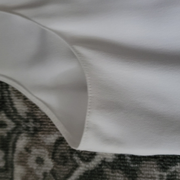 Zara Woman Split Hem Ivory Tunic Tank - Picture 9 of 9